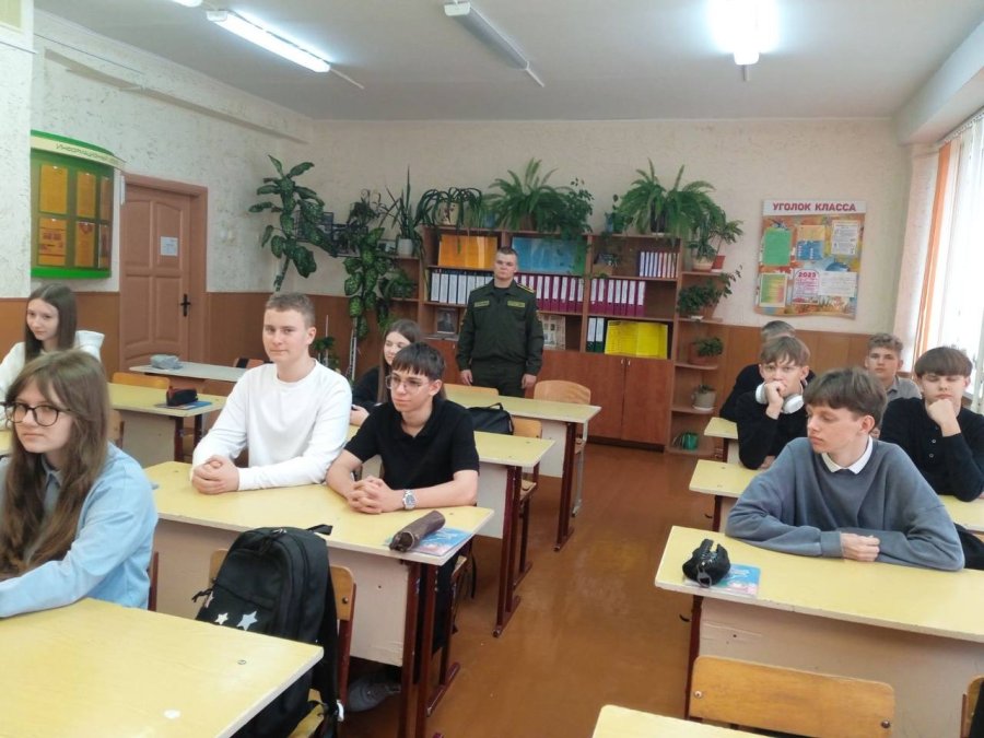 Встреча с курсантом военного факультета Гродненского государственного университета имени Ян. Купалы.