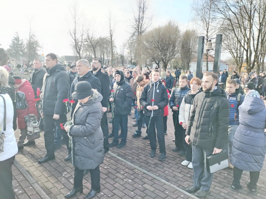 Митинг посвящённый 35-й годовщине вывода советских войск из Афганистана и Дню памяти воинов-интернационалистов