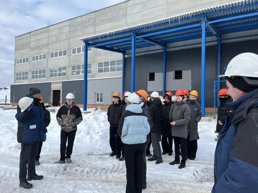 Экскурсия на строительный объект будущего завода по сортировке и переработке мусора