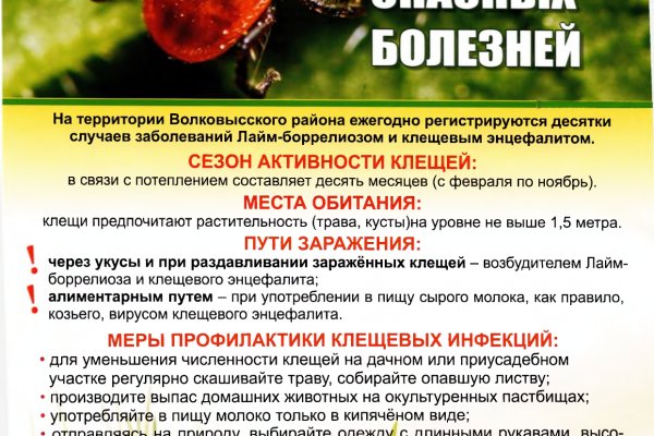 Профилактика клещевых инфекций