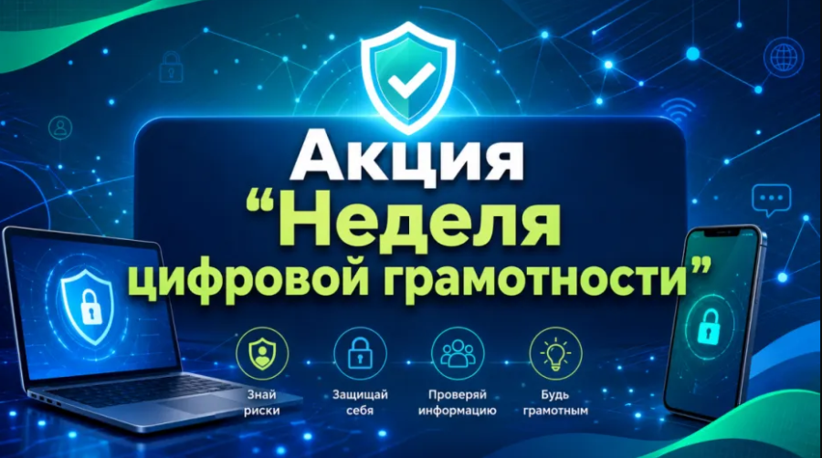 РЕСПУБЛИКАНСКАЯ АКЦИЯ «НЕДЕЛЯ ЦИФРОВОЙ ГРАМОТНОСТИ» ПРОХОДИТ В БЕЛАРУСИ С 17 ПО 21 АВГУСТА 2026 ГОДА